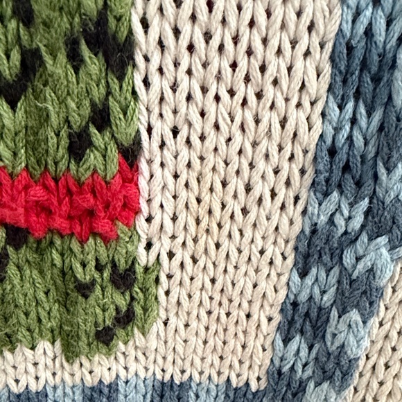 Vintage Northern Isles Hand Knit Fruit Vegetable Sweater - Picture 3 of 10